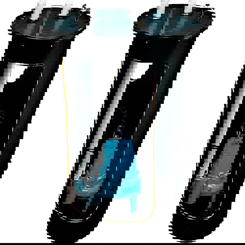 Sump Pump Systems; Type: Sump Pump System; Voltage: 115; Contents: Basin, cover, gaskets and hardware, Piggyback tethered mechanical float switch assembly, discharge pipe, vent pipe, coupling, grommet, pump, check valve; Voltage (DC): 115; Type: Sump Pump